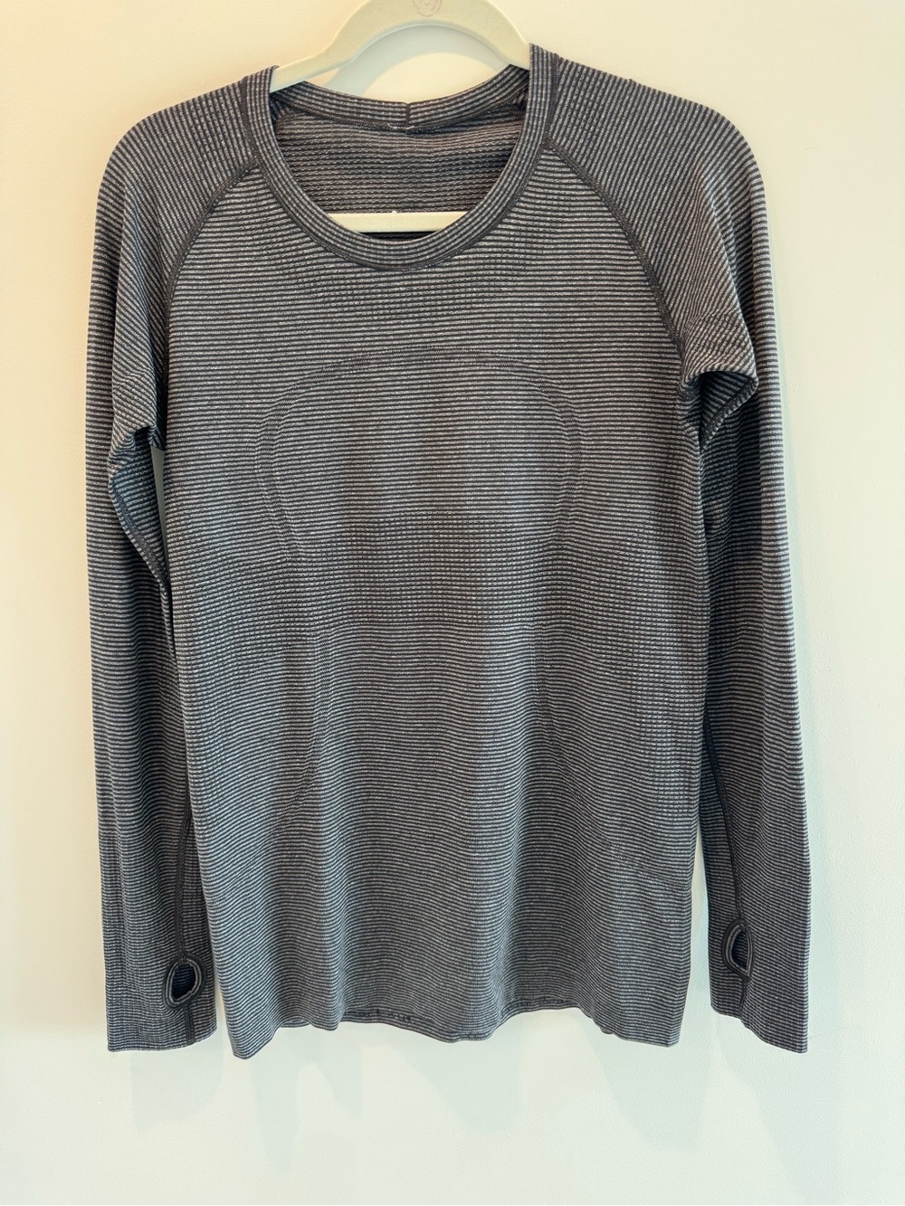 lululemon athletica Striped Crewneck - Gray